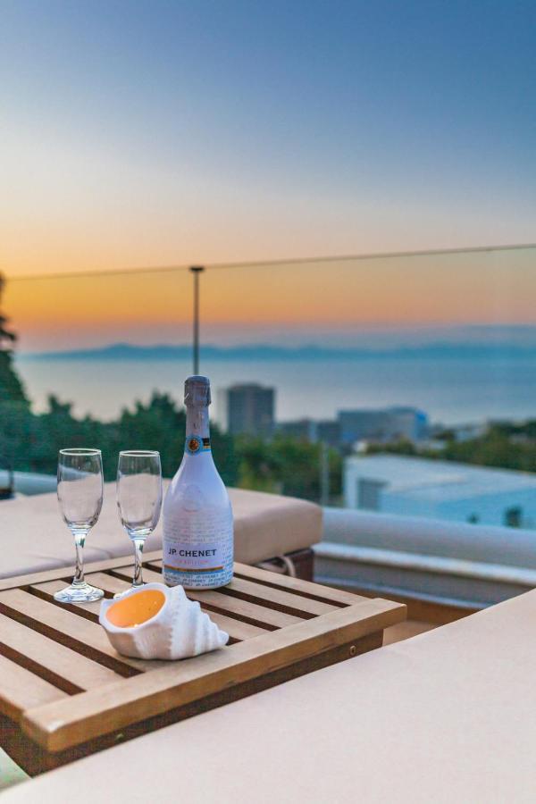 Apartmán Flyviewflatsgold Privatehottub With Seaview Ixia  Exteriér fotografie