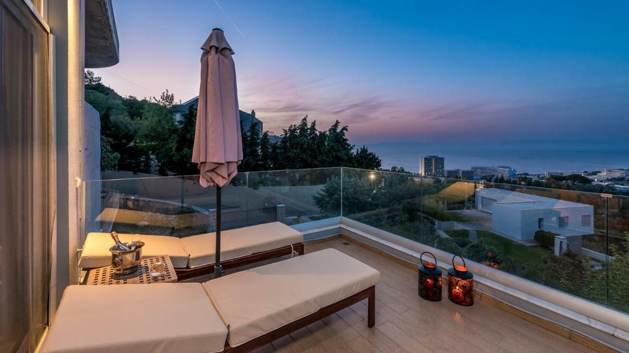 Apartmán Flyviewflatsgold Privatehottub With Seaview Ixia  Exteriér fotografie