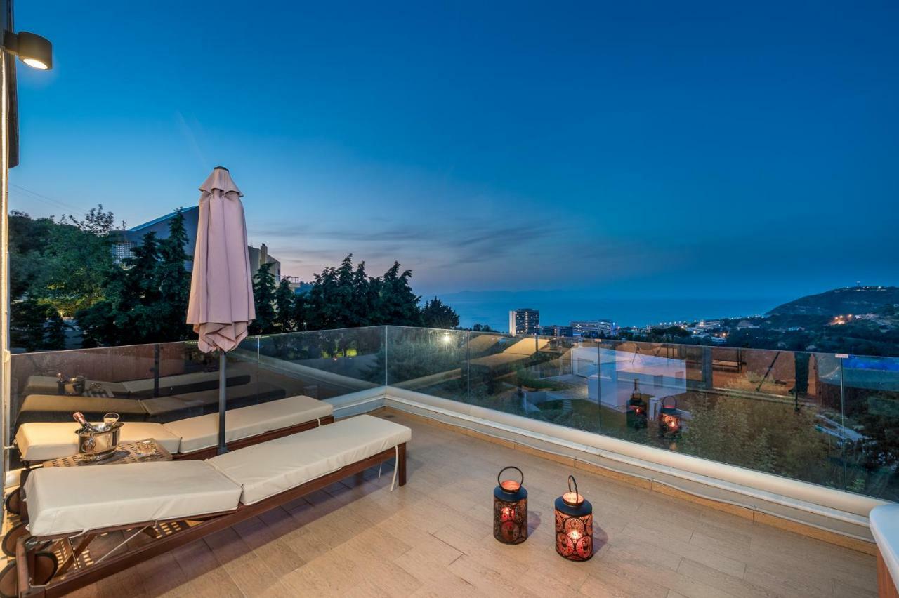 Apartmán Flyviewflatsgold Privatehottub With Seaview Ixia  Exteriér fotografie