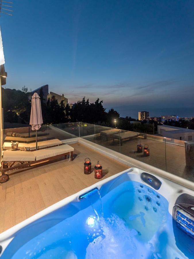 Apartmán Flyviewflatsgold Privatehottub With Seaview Ixia  Exteriér fotografie